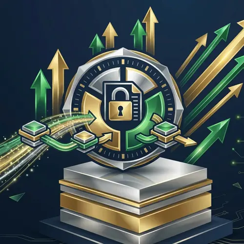Asynchronous efficiency core principle icon for deep work and documented workflow